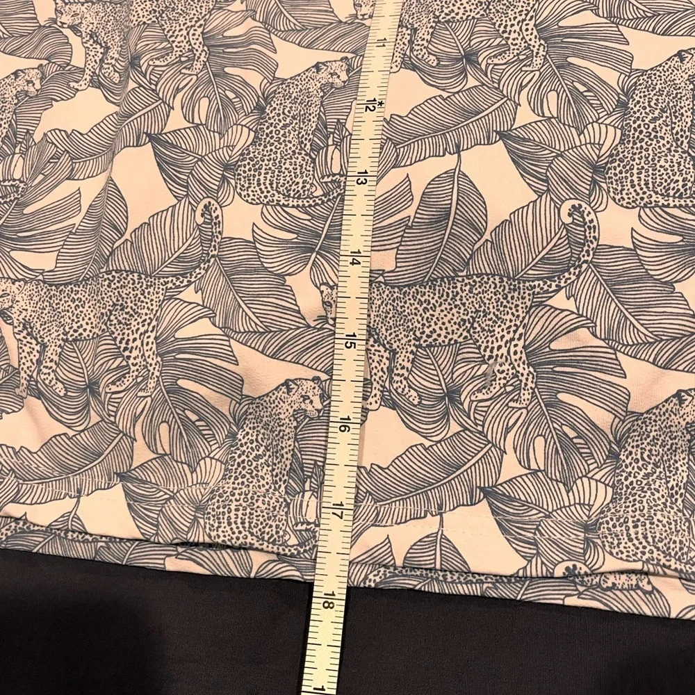 GGblue Athletic Skort Size XL Floral Animal Print Zip Pocket Pickleball Golf EUC